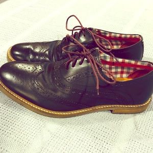 Men’s Ben Sherman Leather Wingtip Shoes 9.5